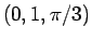 $ (0,1,\pi/3)$