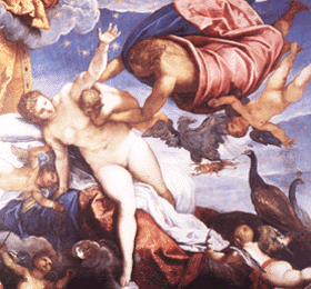 Tintoretto: Origin of the Milky Way